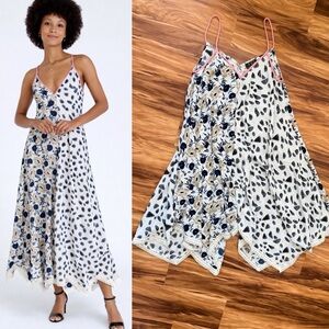 POL Scarf Hem Midi Dress